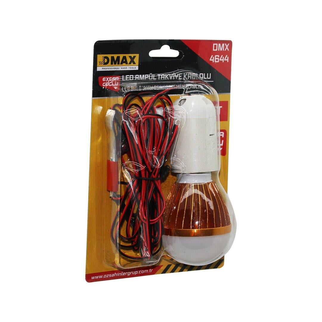 Dmax DMX-4644 Led Ampül Akü Tavkiye Kablolu 12V 5W