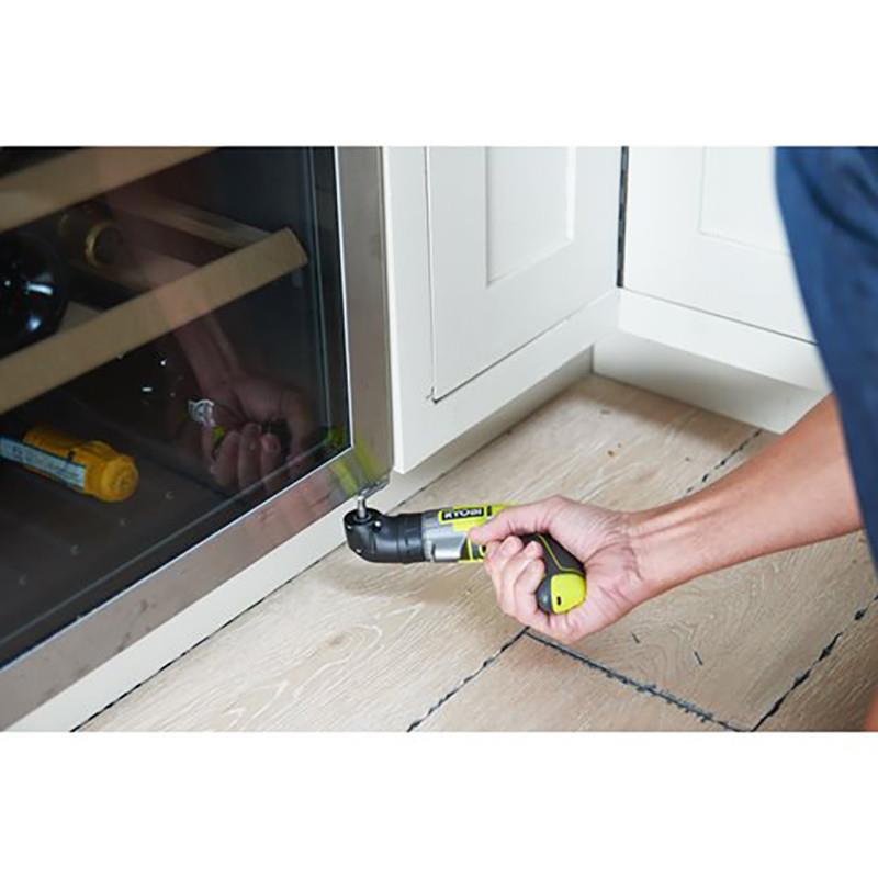Ryobi ERGO-A2 4V Akülü Tornavida Köşe + Ofset Başlık Setli 5133003409