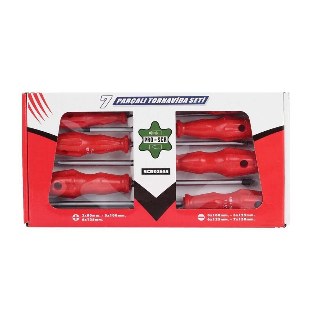 Pro-Scr SCR02645 7 Parçalı Tornavida Seti 