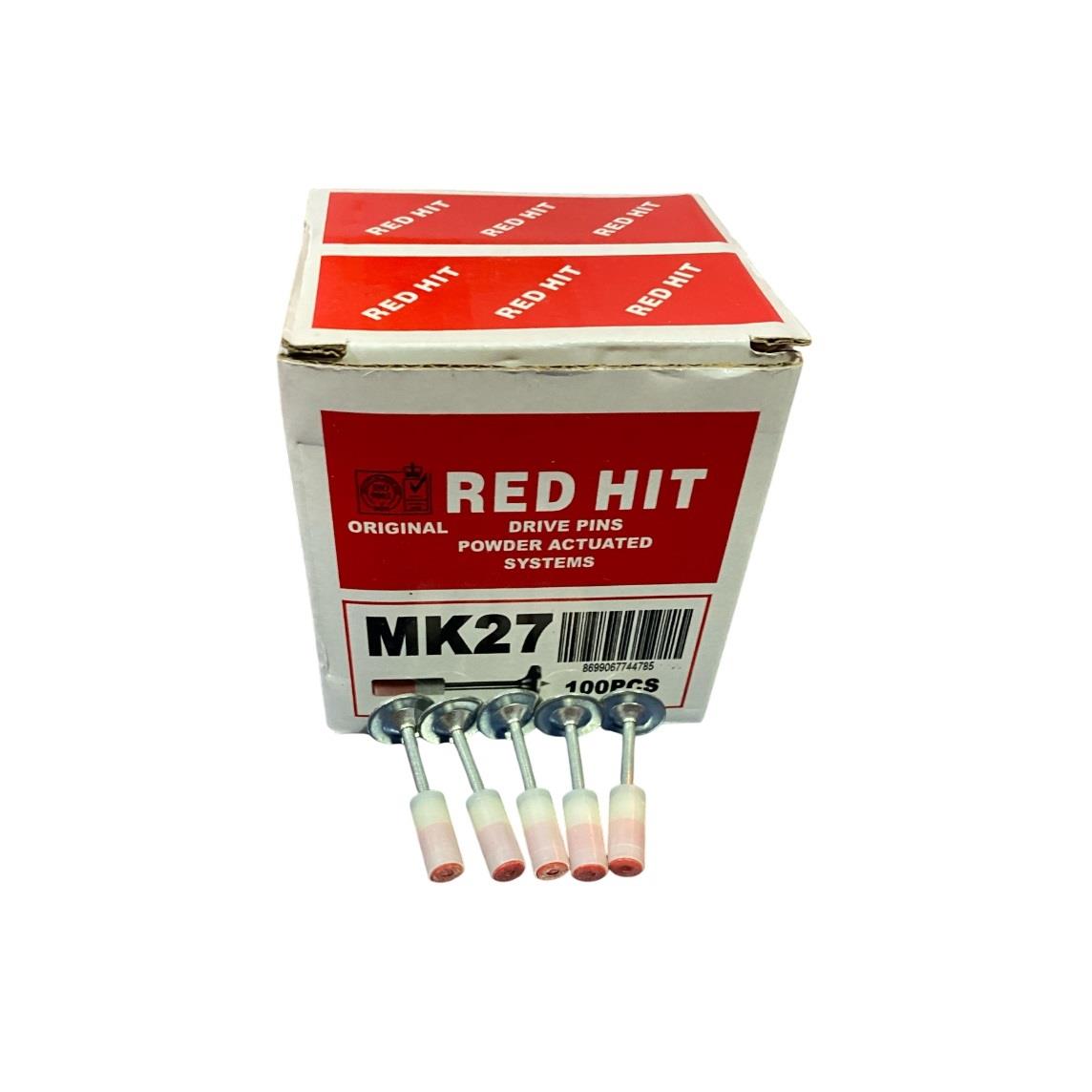 Red Hit Pullu Sabitleme Çivisi MK27 Paket(100)