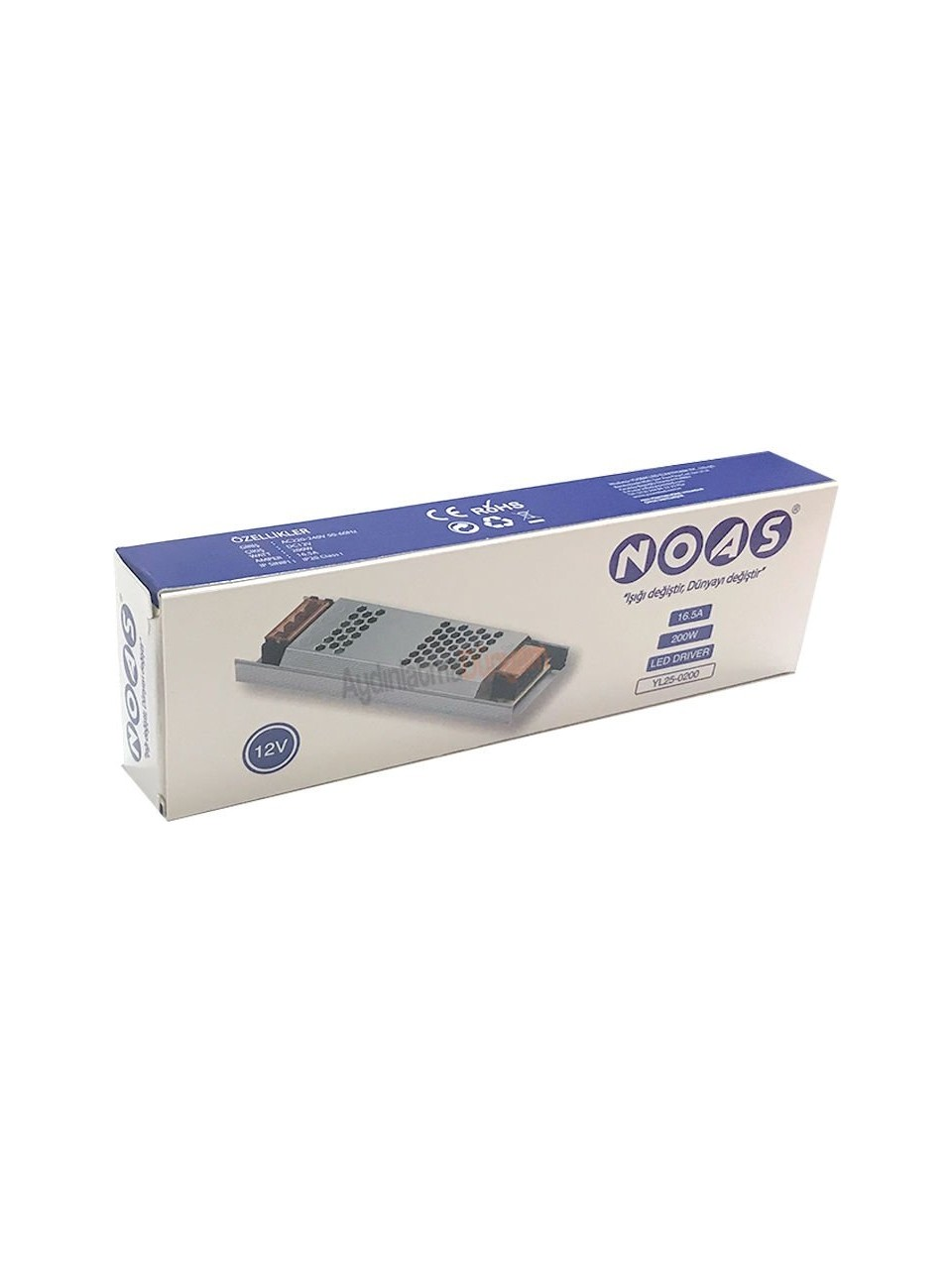 Noas Slim Led Trafo 200W 16,5A YL25-0200