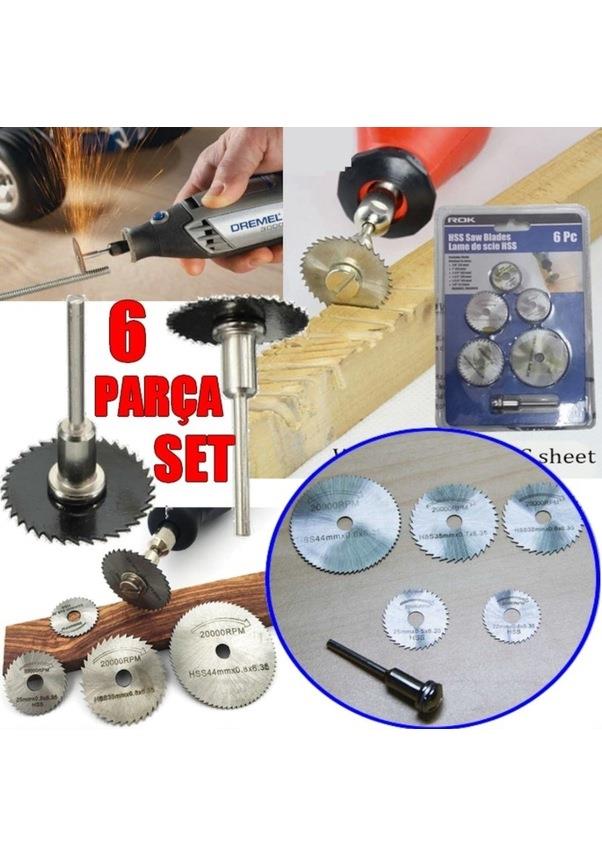 Gravür - Dremel Makinası Mini Testere Seti 6 Parça 47362
