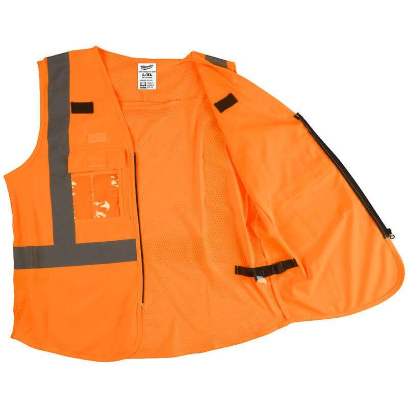 Milwaukee Yüksek Görünürlüklü Yelek Turuncu L/XL 4932471893