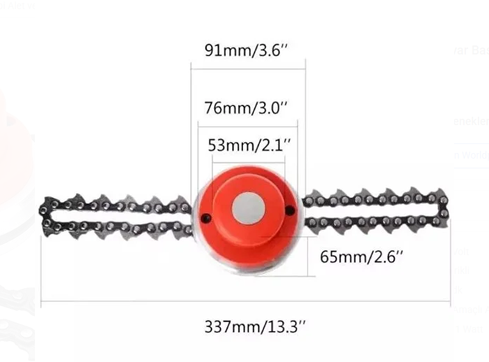 Ital Motorlu Tırpan Zincirli Başlık 
