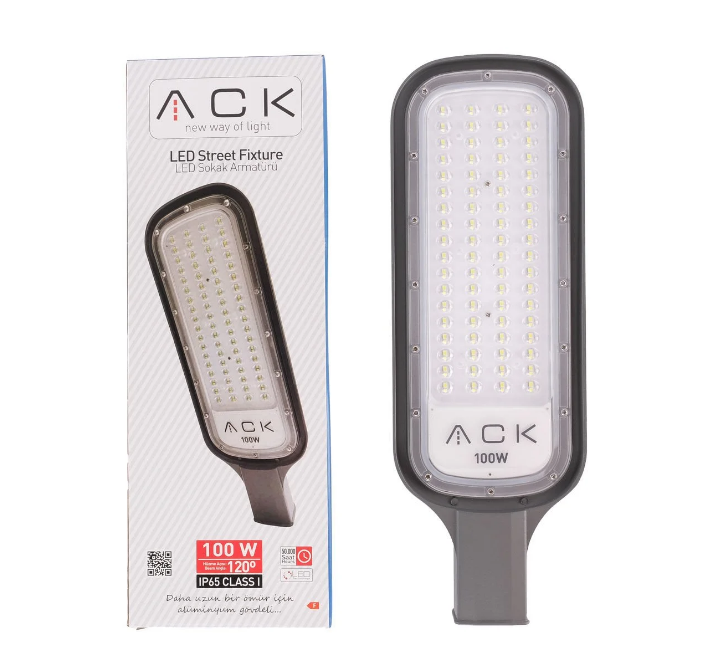 Ack Led Sokak Armatürü 100W Beyaz AT41-19130