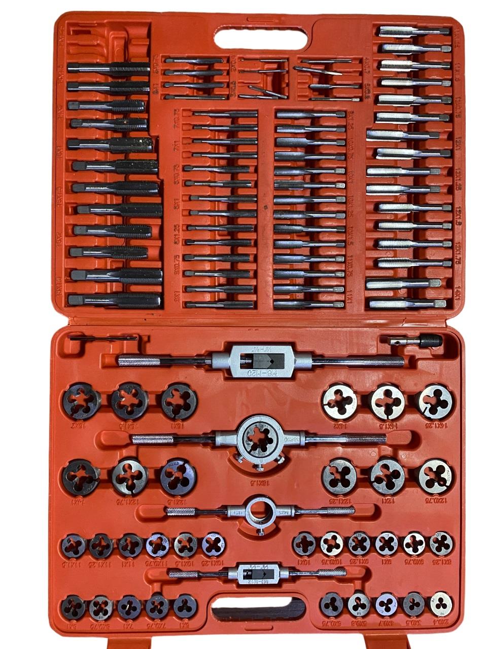 RICO 110 Parça Profesyonel Çantalı 1. Kalite Kılavuz Pafta Seti