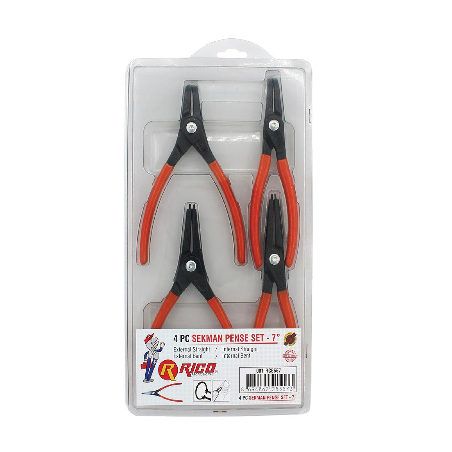 Rıco 4pc Segman Pense Seti 7 RC5557
