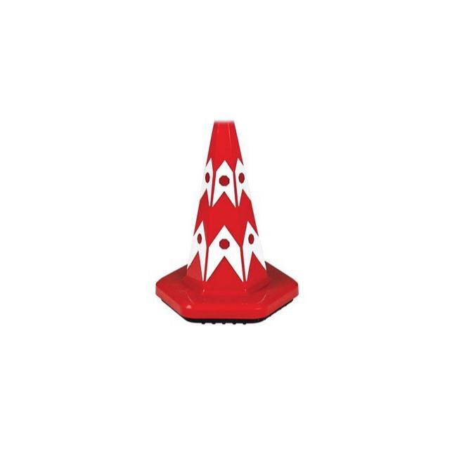 Ultra Kedi Gözlü Trafik Konisi Ağırlıklı 50 cm Trafik Dubası