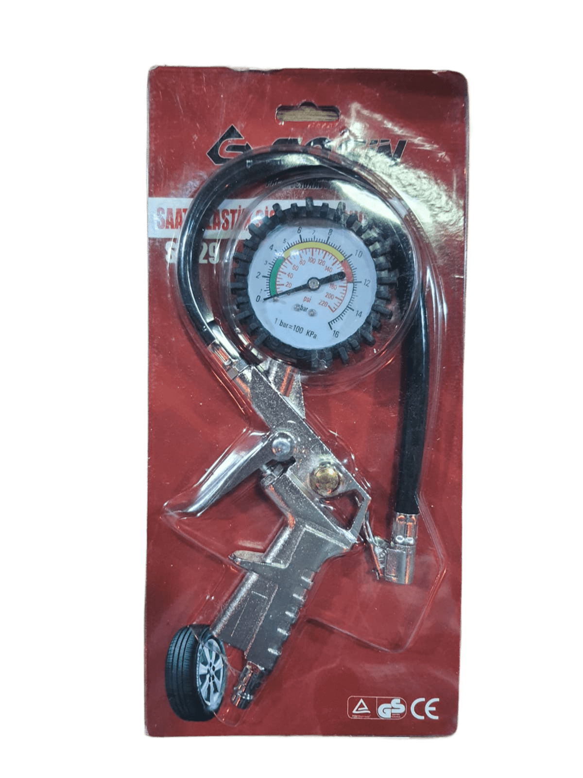 Sosin Saatli Lastik Şişirme Tabancası 