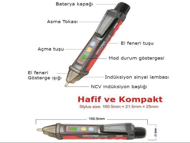 Unı-t Voltaj Gerilim Dedktörü Ut12E-Row