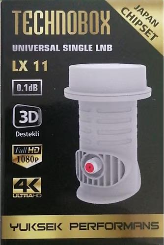 Technobox LX-11 Universal Single Tekli Lnb Japan Chipset 3d Ve 4k Yayınlarına Uygundur