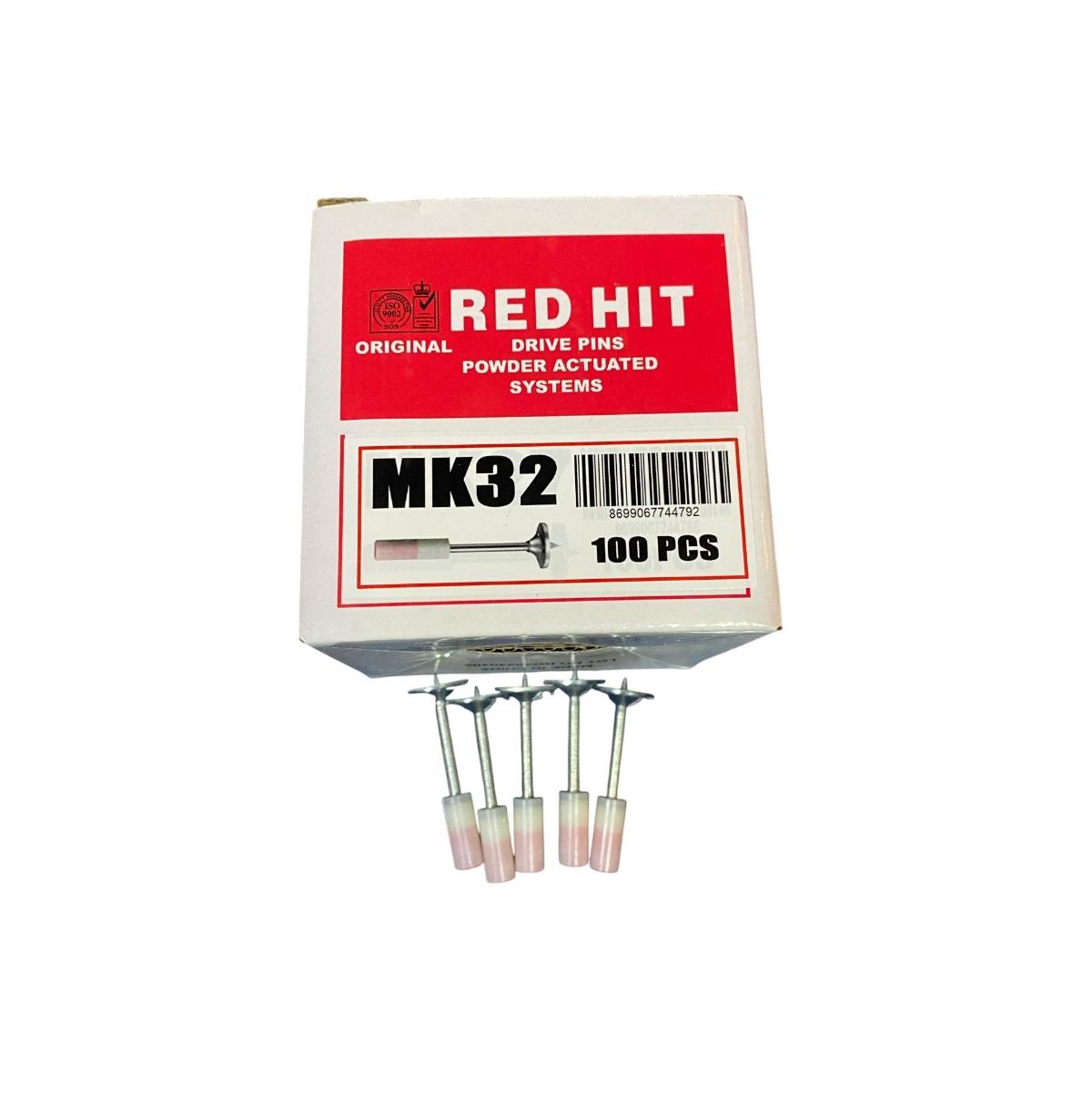 Red Hit Pullu Sabitleme Çivisi MK32 Paket(100)