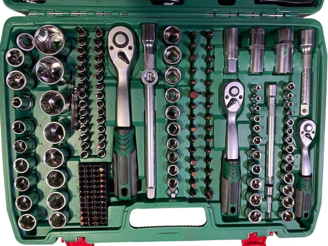 Tatian Profesyonel Lokma Takımı 72 Diş Eğik Cırcır 216 Parça