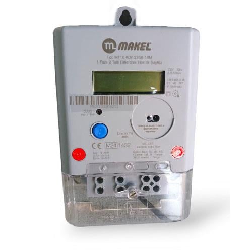 Makel Monofaze Elektronik Elektrik Sayacı 80A
