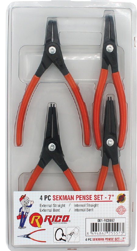 Rıco 4pc Segman Pense Seti 7 RC5557