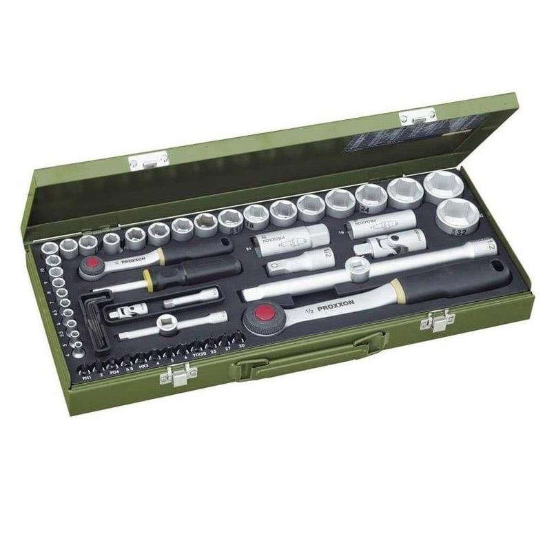 Proxxon 23040 1 /4 - 1/ 2 56 Parça Lokma Ve Bits Takım Seti