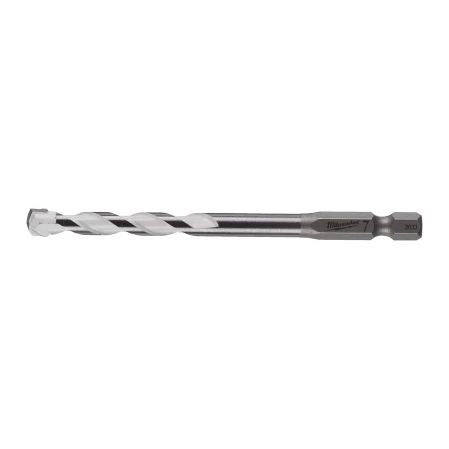 Milwaukee Hex Beton Matkap Ucu 7 x 45MM 4932471103