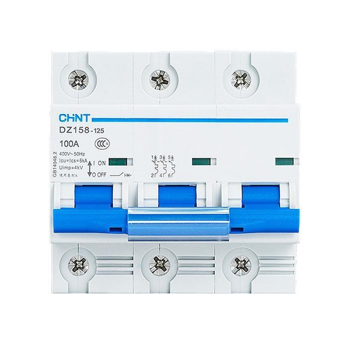 Chint DZ158 Serisi 3X100A C Tipi Otomatik Sigorta 10KA 158093