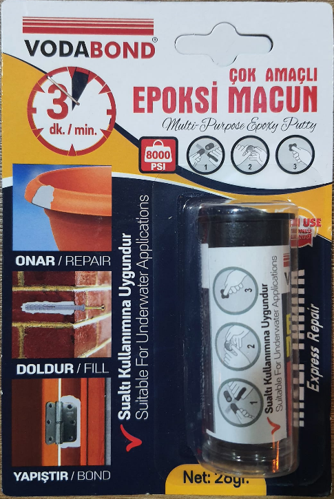Vodabond Epoksi Macun 9 Gr X 2
