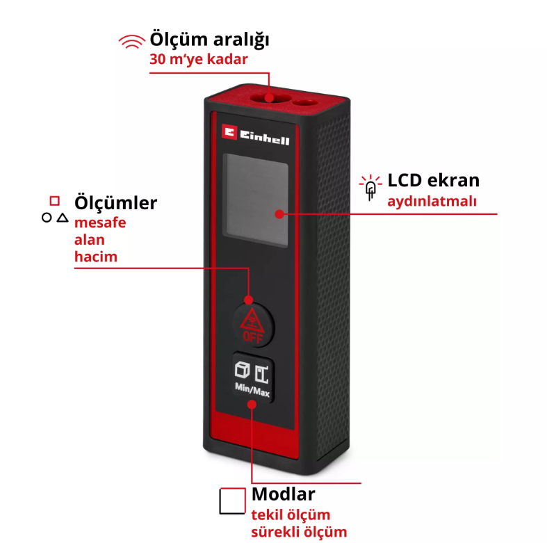 Einhell Tc-Ld 30 R Lazer Ölçü Aleti 2270077