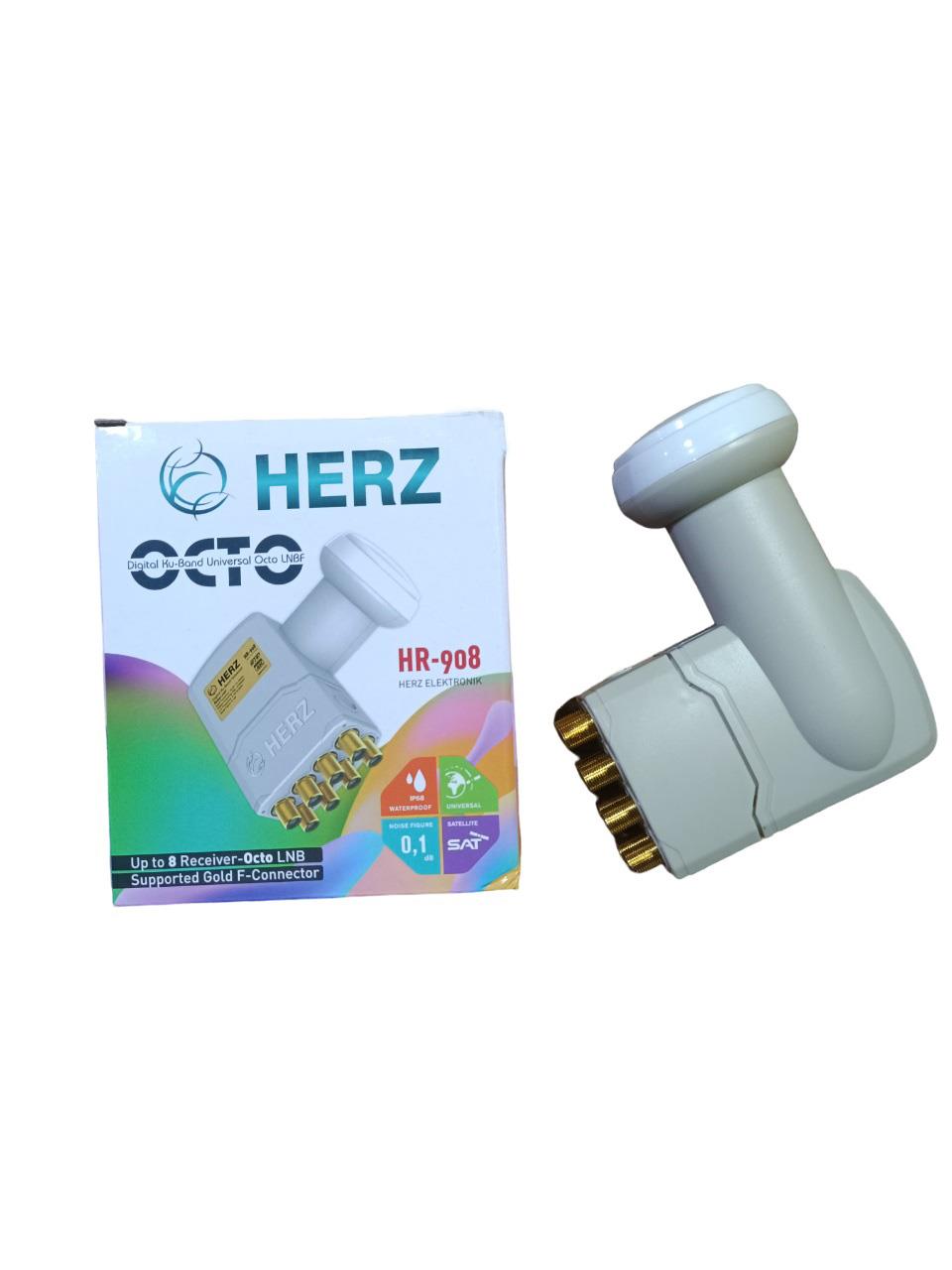Herz HR-908 Universal 4K Sekizli Lnb
