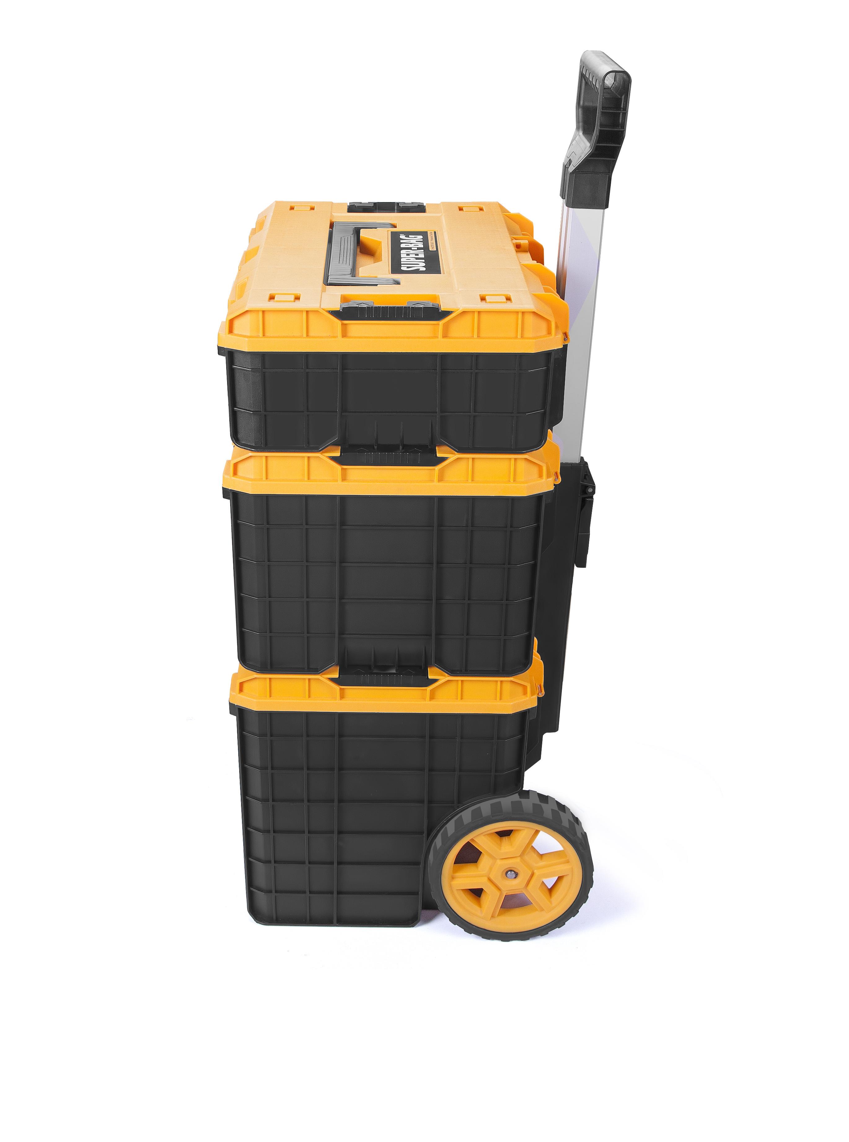 Super-Bag S-M-L Master Case 3Lü Set Takım Arabası Asr-6030
