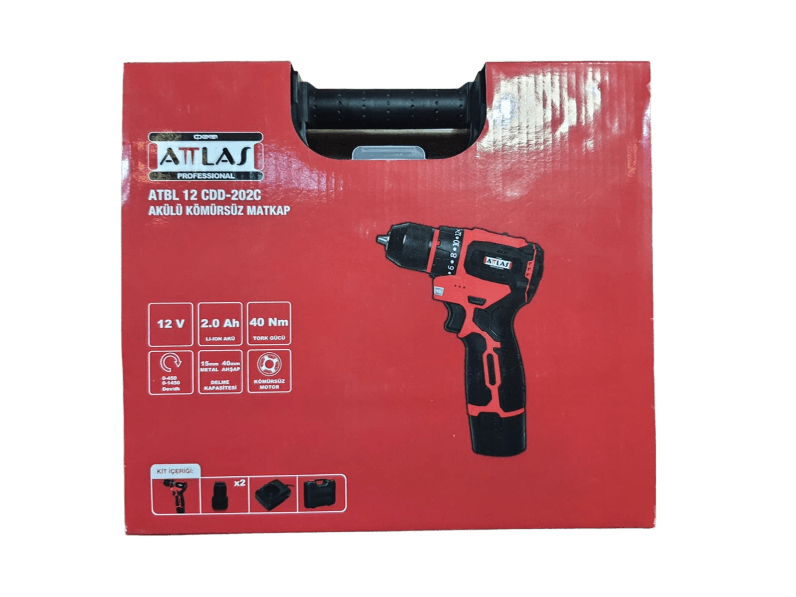 Attlas Atbl 12 Cdd-202C 12V Akülü Kömürsüz Matkap
