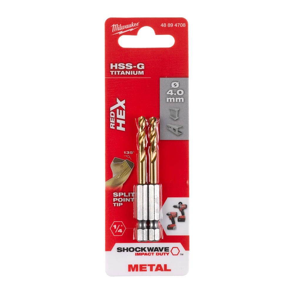 Milwaukee 4X 71.5 MM HSS-G 2Li Hex Girişli Metal Matkap Ucu 48894708