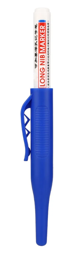 Rayno Uzun Uçlu Kalıcı Permanent Kalem Mavi