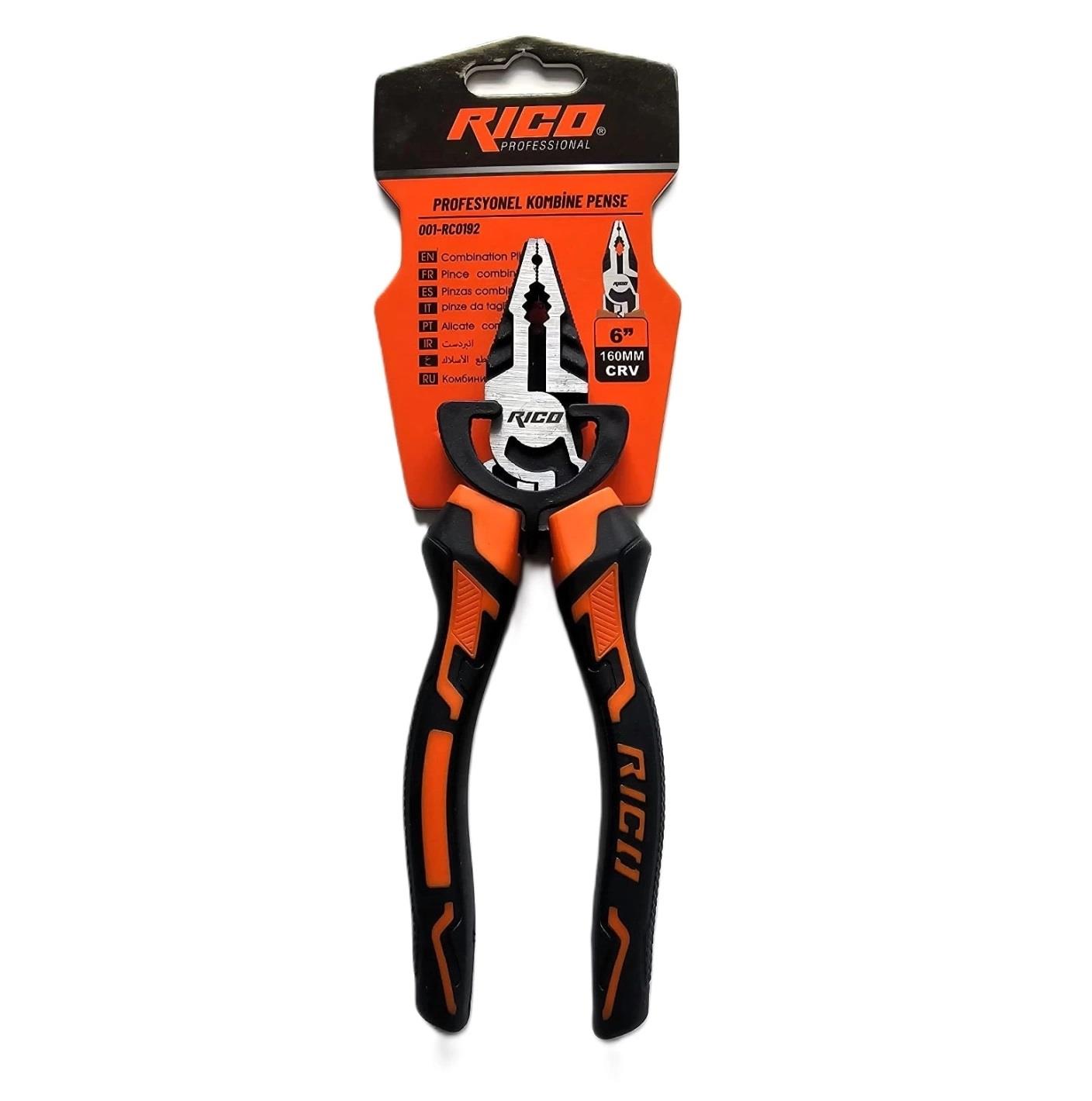 Rico RC0192 Profesyonel Kombine Pense 6 160MM
