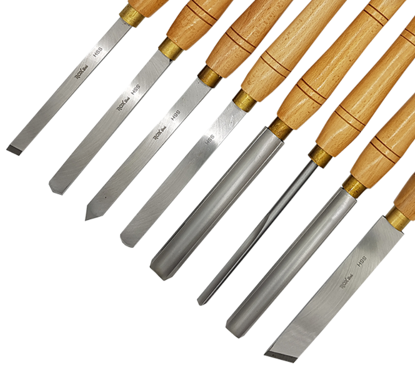 Rox Wood 8 Parça Torna Kalemi Ahşap Kutulu 15399105