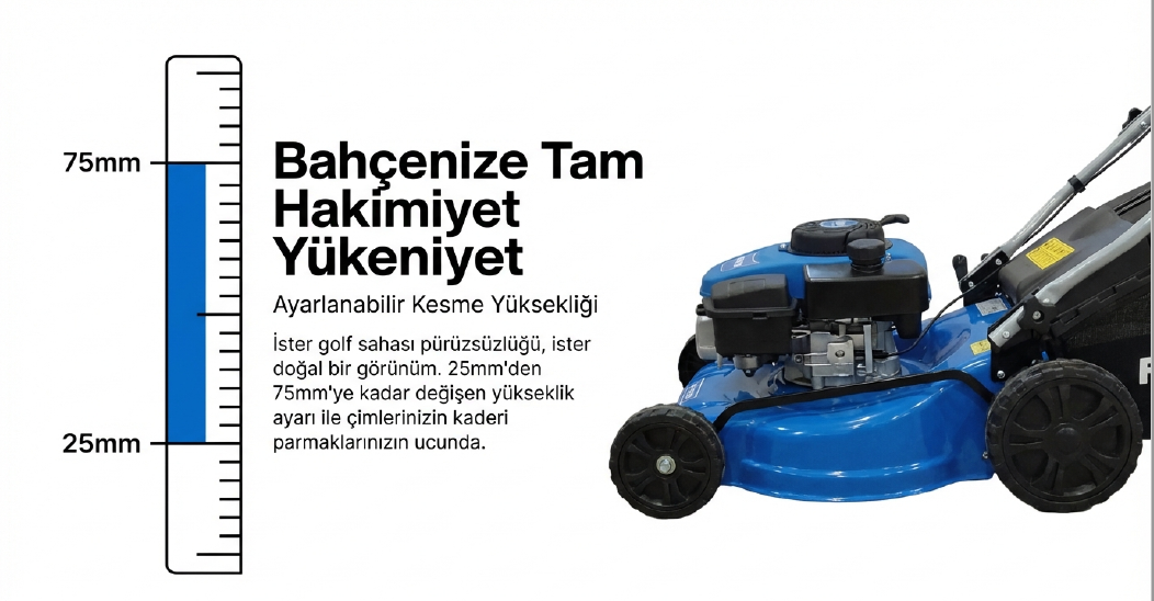 Factor Benzinli Çim Biçme Makinası İtmeli 40 CM UME40