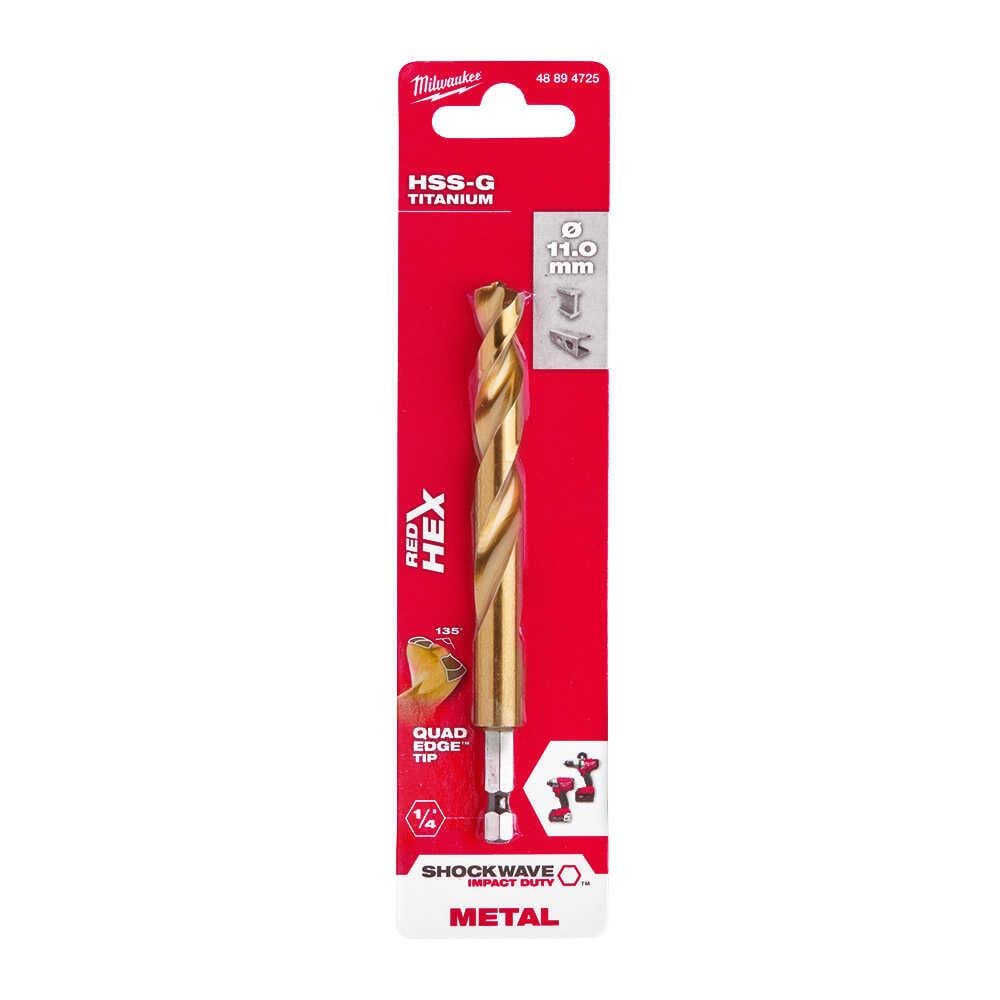 Milwaukee 11X125 HSS-G MM Hex Girişli Metal Matkap Ucu 48894725