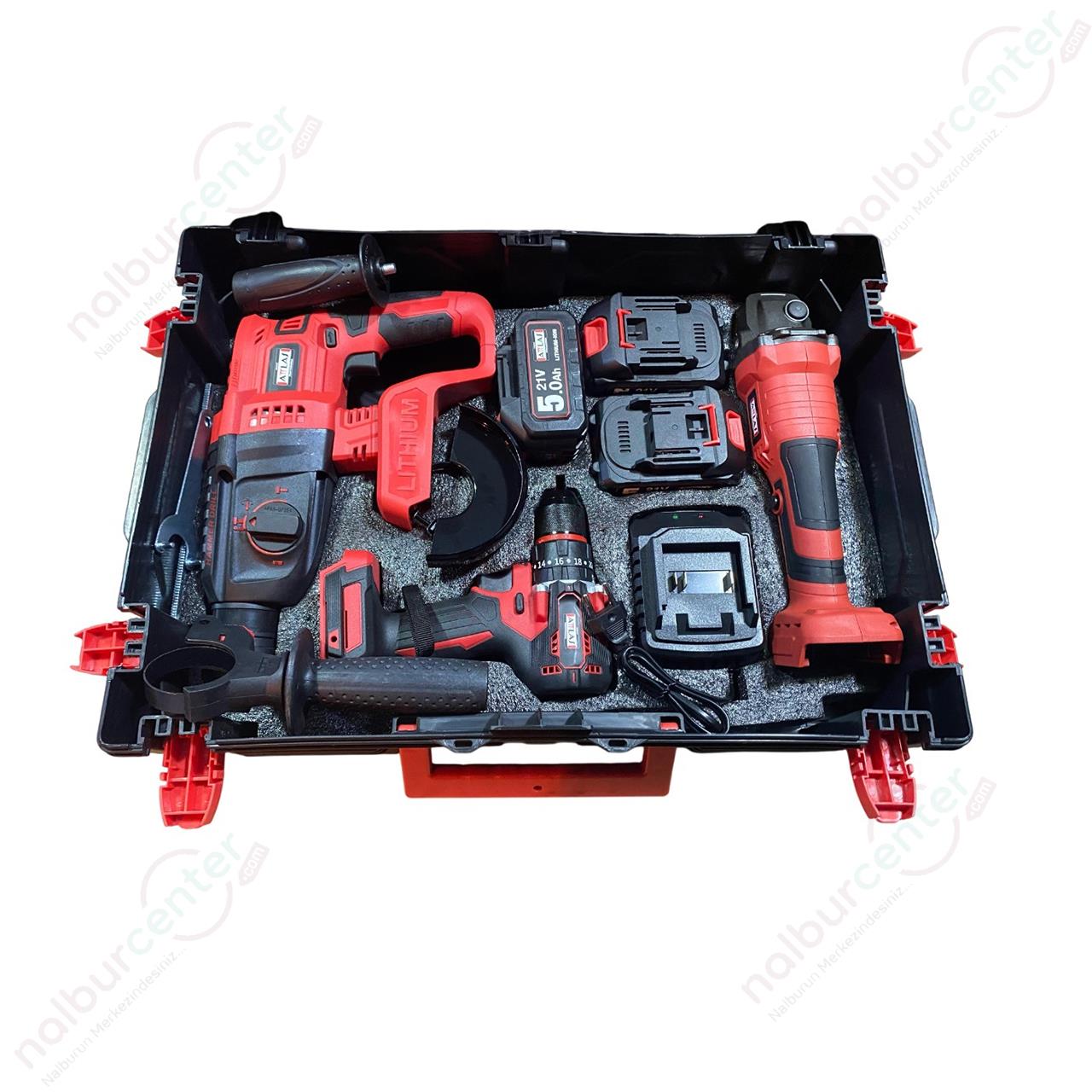 Attlas ATB-21 3lü Kömürsüz Motor Kombo Set A0104170