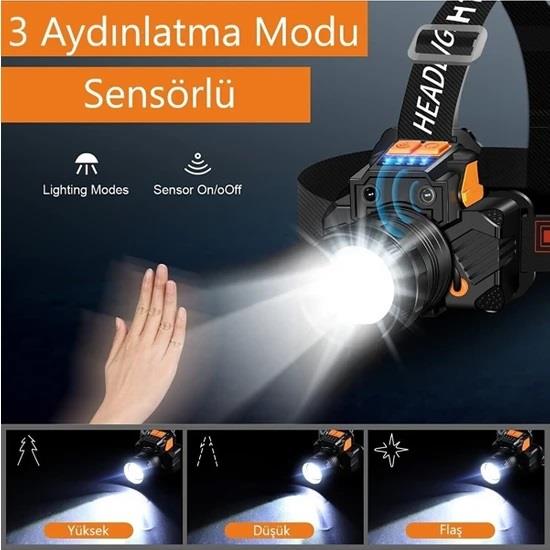 YCL Şarjlı LED Kafa Lambası 3 Modlu Powerbank Özellikli 10 Watt YIS-205