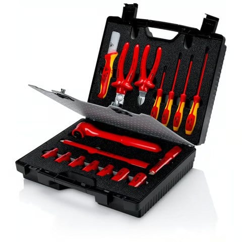 KNIPEX 989911 KOMPAKT TAKIM ÇANTASI 17 PARÇALI