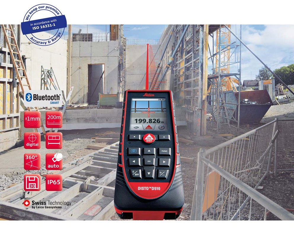LEICA DISTO™D510 BLUETOOTHLU LAZER METRE
