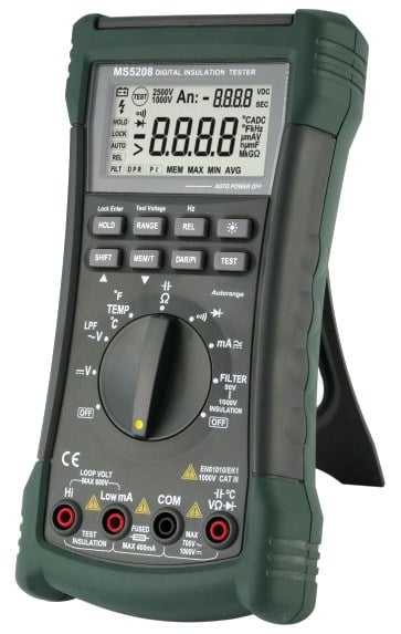 MASTECH MS5208 DIJITAL IZOLASYON MULTIMETRESI