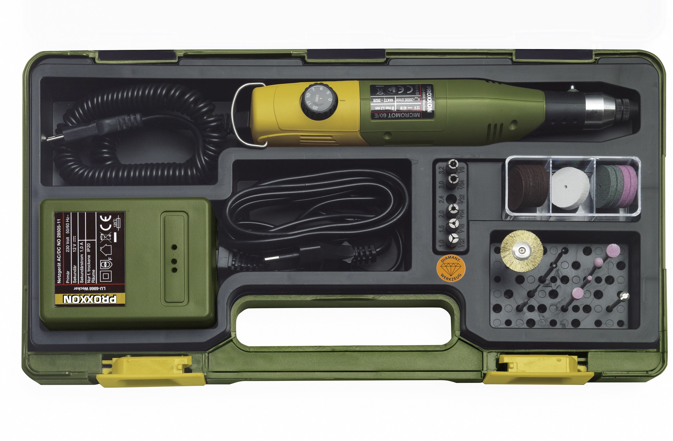 PROXXON 28515 MICROMOT 60/E FREZE MATKAP SET