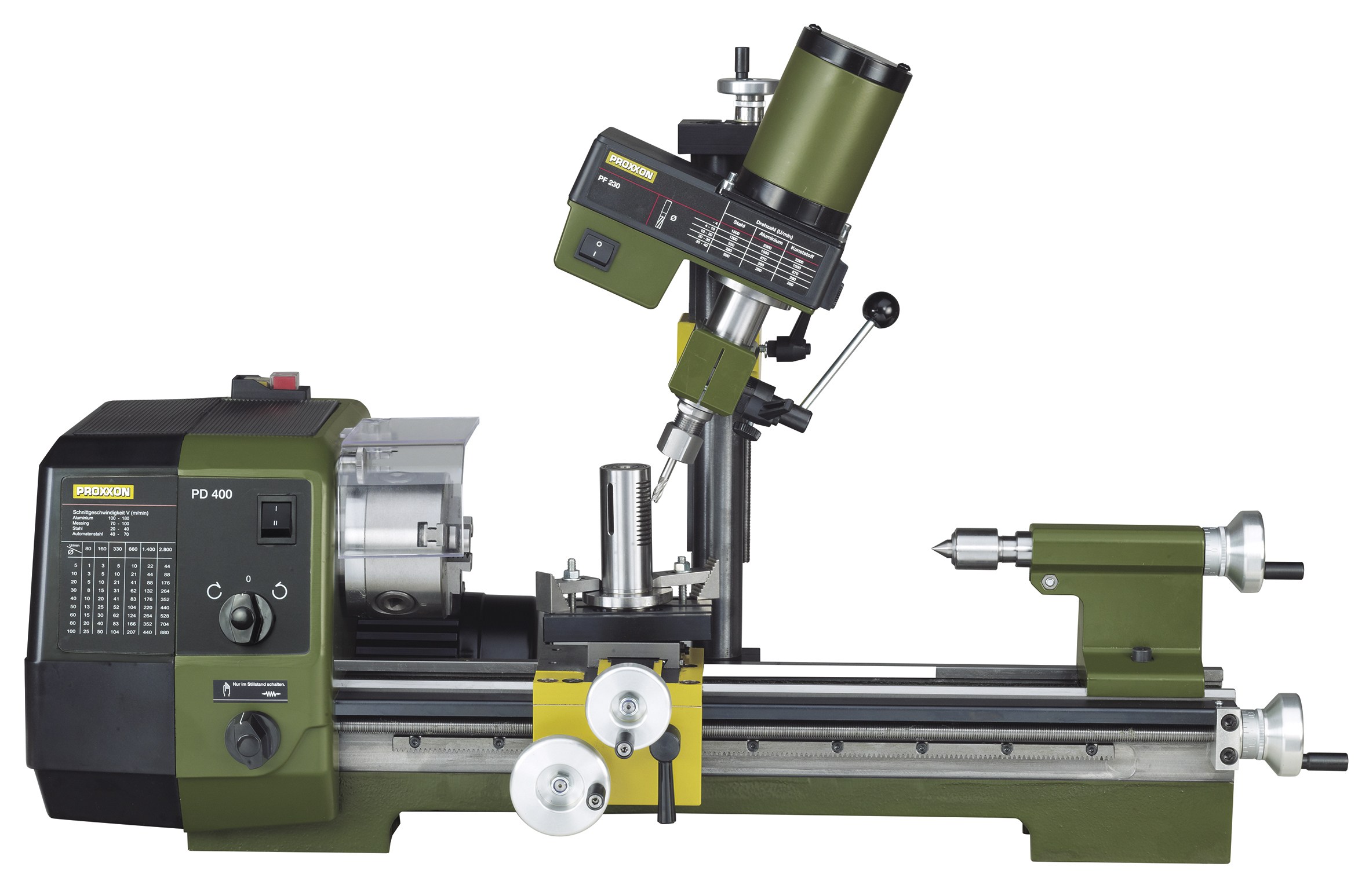 Proxxon PF 230 matkap ve freze düzeneği