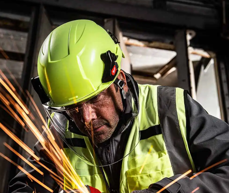 Milwaukee Bolt200 Sarı Yüksek Görünür Baret Deliksiz 4932480658