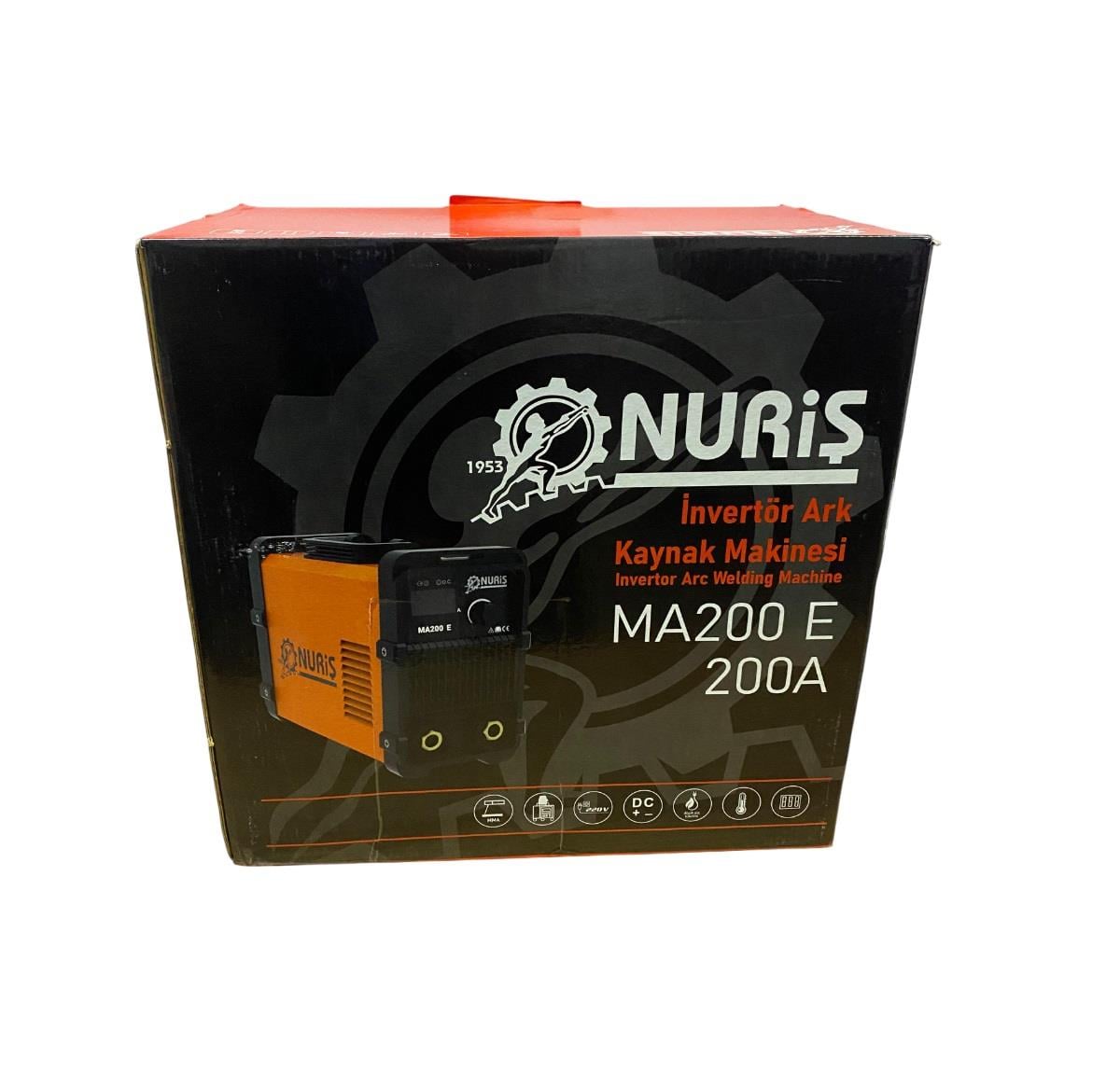 Nuriş MA200E İnvertör Ark Kaynak Makinası 