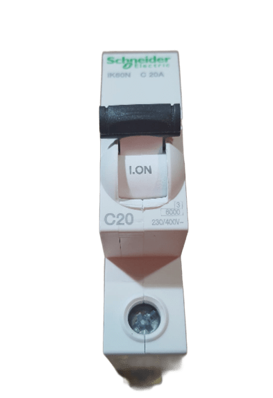 Schneider Monofaze Otomatik Sigorta 1P C 20A 6KA A9K24120