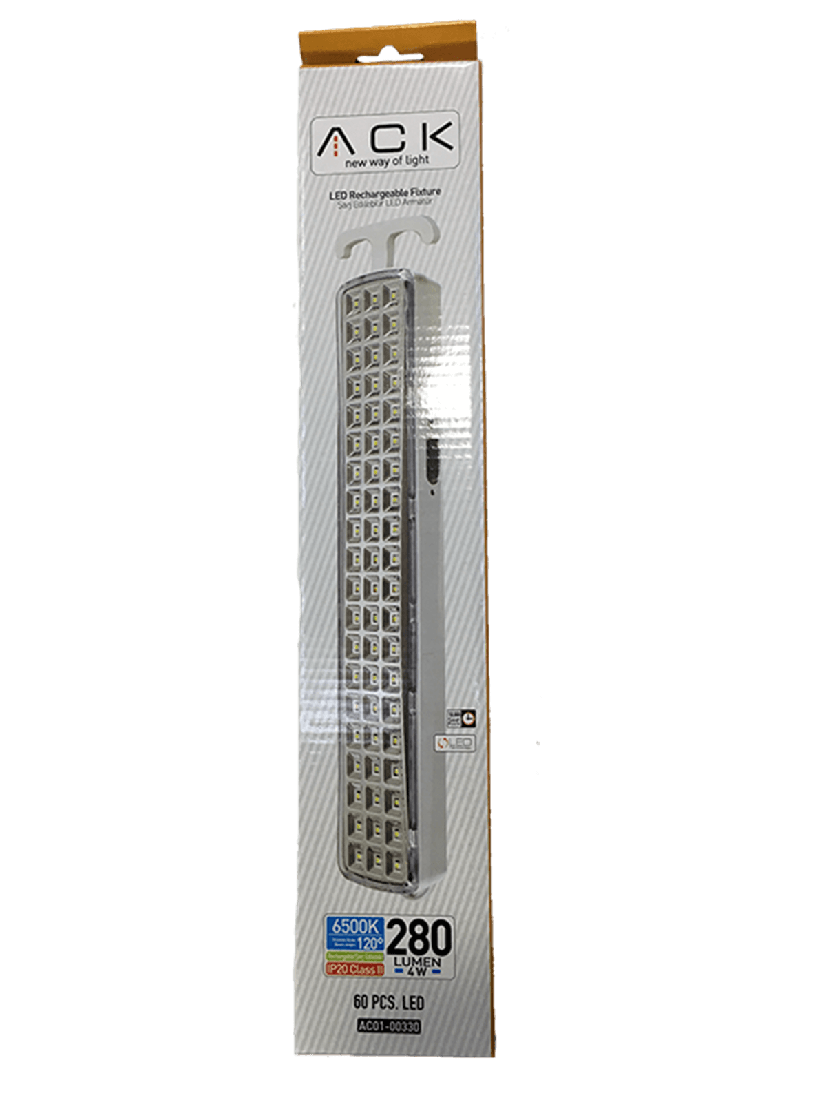 Ack Sarj Edilebilir Ledli Işıldak 4w 60lı Beyaz AC01-00330