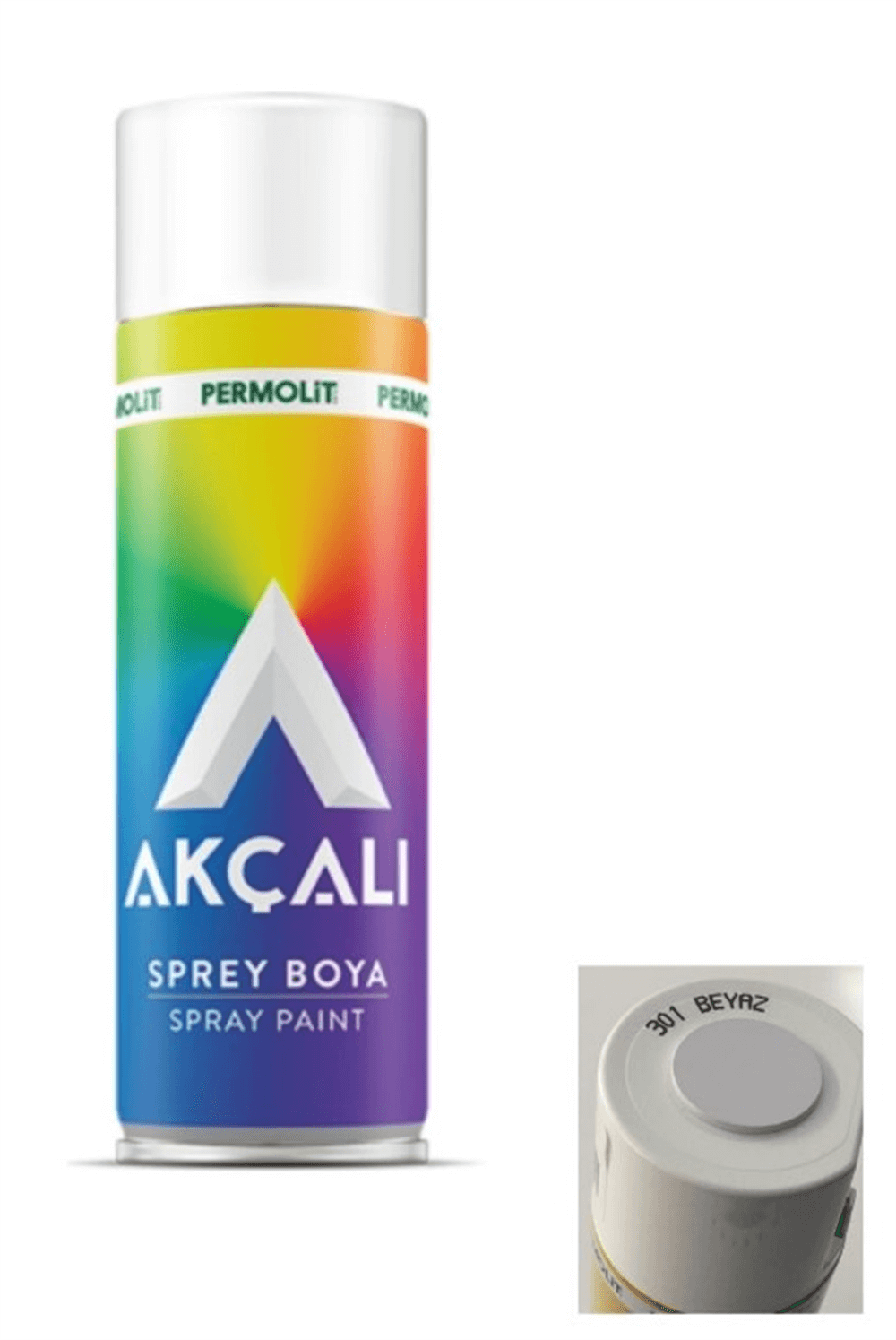 Akçalı Sprey Boya 400 Ml Beyaz