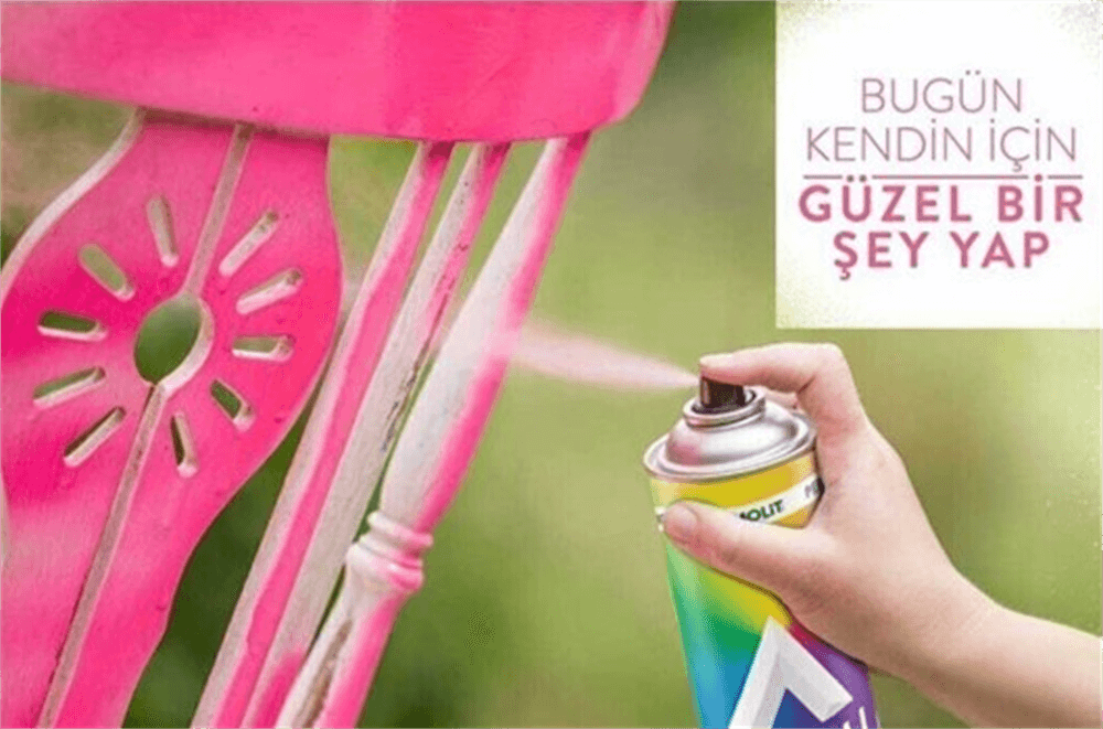 Akçalı Sprey Boya 400 Ml Florosan Kırmızı