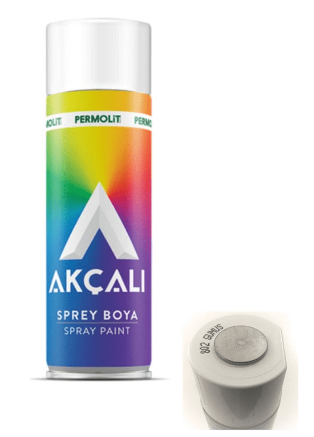 Akçalı Sprey Boya 400 Ml Gümüş