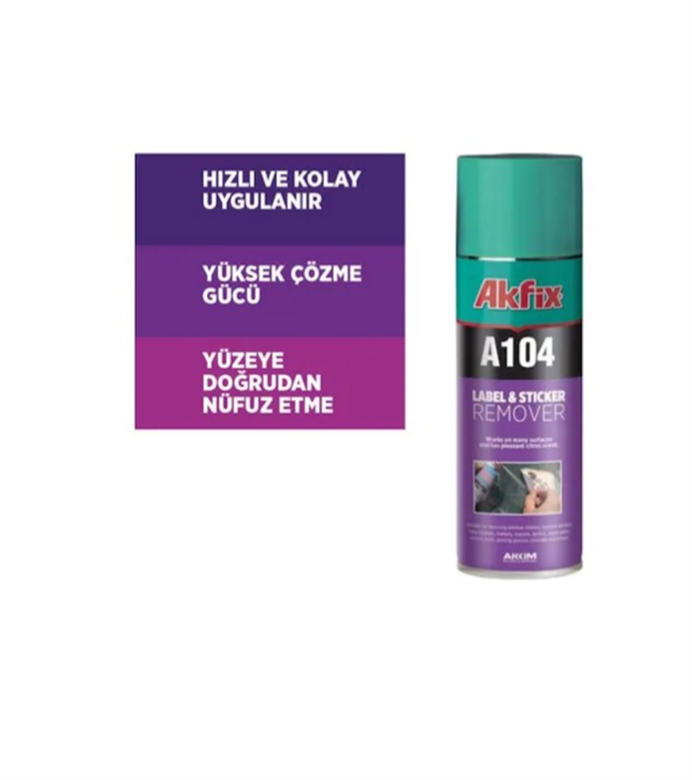 Akfix Etiket Sökücü Sprey 200 Ml C104