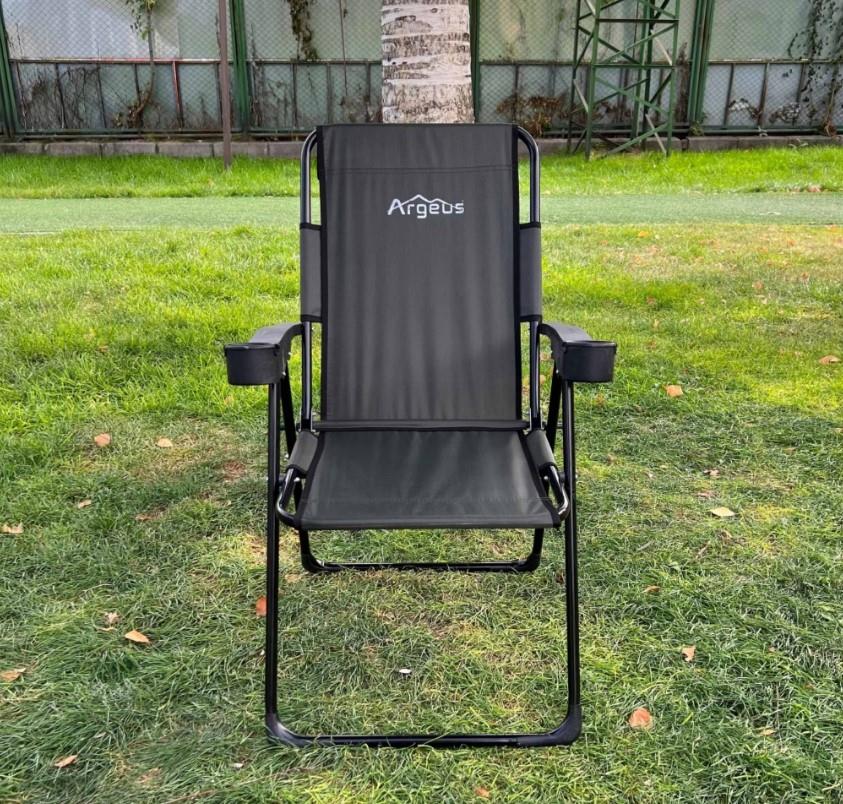 Argeus Rest Katlanabilir Kamp Sandalyesi Haki