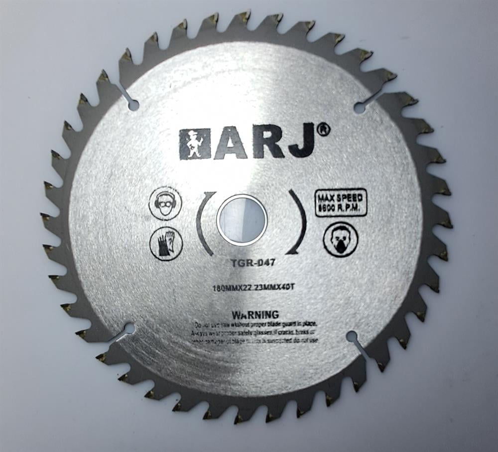 Arj Elmas Sunta Testere 180 Mm X 22.23 Mm X 40TDaire Testere Bıçakları